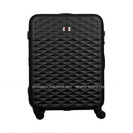 чемодан wenger lumen, черный, поликарбонат, 47 x 26 x 64 см, 61 л 604339 Wenger