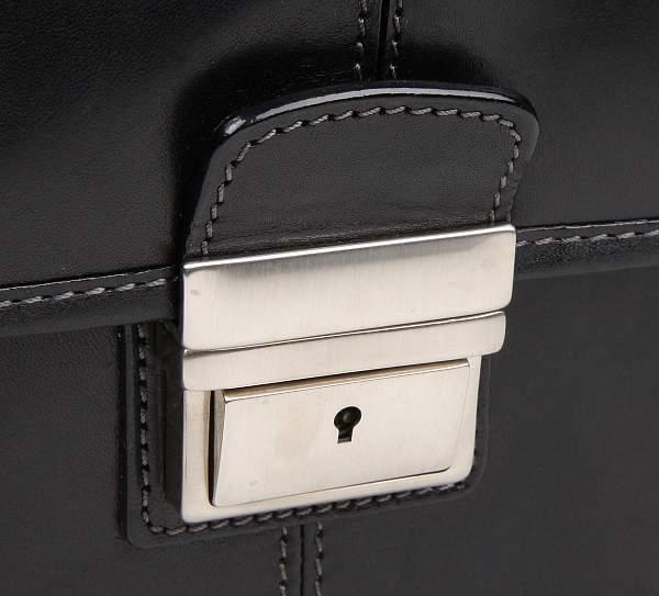 Портфель кожаный Chiarugi Chiarugi, Артикул: 4538 nero фото №1