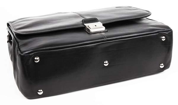 Портфель кожаный Chiarugi Chiarugi, Артикул: 4538 nero фото №1