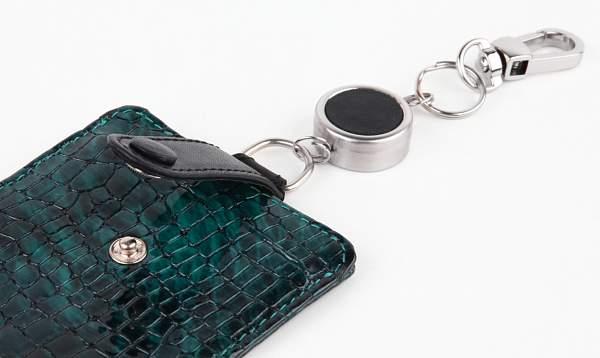 Бейдж для пропуска кожаный Petek 602.091.09 Petek, Артикул: 602.091.09 фото №1