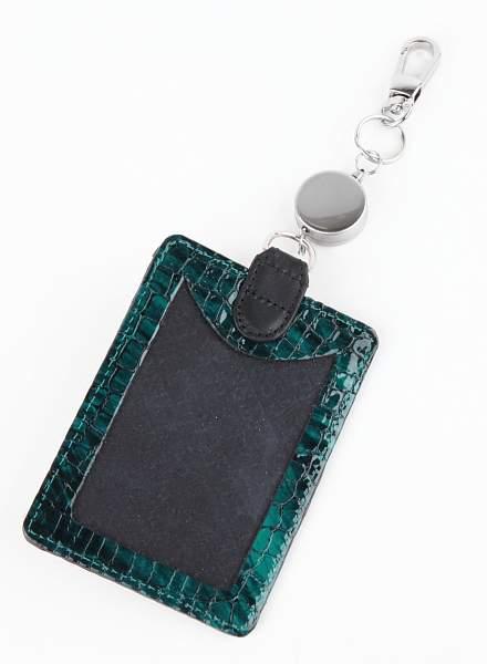 Бейдж для пропуска кожаный Petek 602.091.09 Petek, Артикул: 602.091.09 фото №1