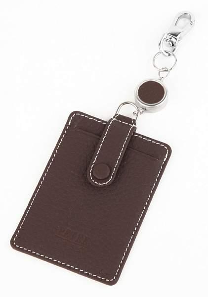 Бейдж для пропуска кожаный Petek 602.234.KD2 Petek, Артикул: 602.234.KD2 фото №1