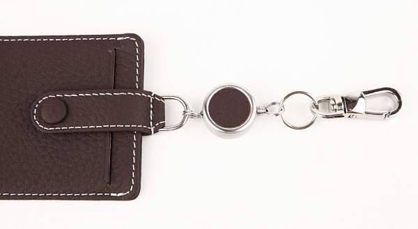 Бейдж для пропуска кожаный Petek 602.234.KD2 Petek, Артикул: 602.234.KD2 фото №1