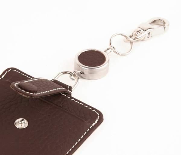 Бейдж для пропуска кожаный Petek 602.234.KD2 Petek, Артикул: 602.234.KD2 фото №1