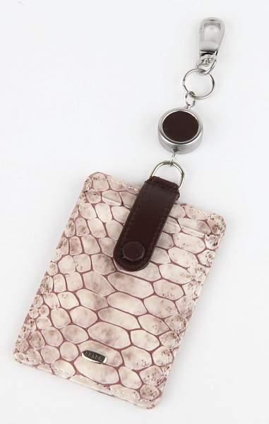 Бейдж для пропуска женский кожаный Petek 602.245+229.C50 Petek, Артикул: 602.245+229.C50 фото №1