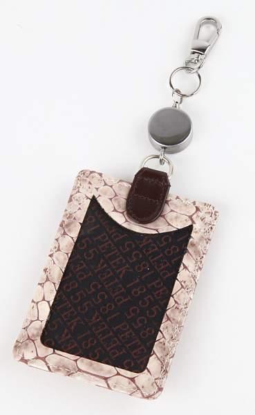 Бейдж для пропуска женский кожаный Petek 602.245+229.C50 Petek, Артикул: 602.245+229.C50 фото №1