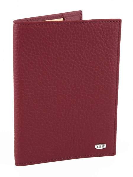 Кожаная обложка для паспорта Petek, Артикул: 581.155.03 фото №1