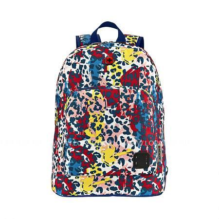 рюкзак wenger crango 16'', цветной с леопардовым принтом, полиэстер 600d, 33x22x46 см, 27 л 610198 Wenger