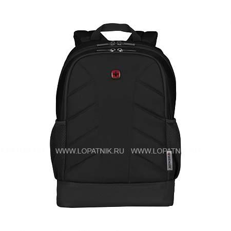 рюкзак wenger quadma 16'', черный, полиэстер, 33x17x43 см, 22 л 610202 Wenger