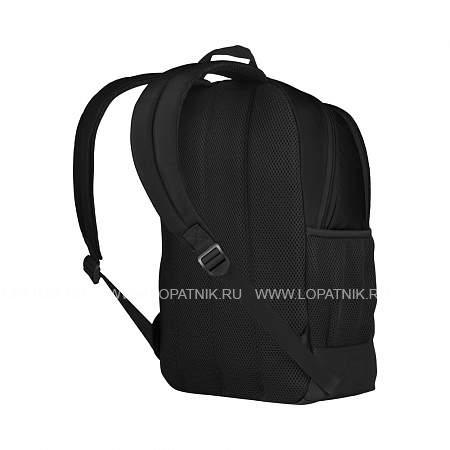 рюкзак wenger quadma 16'', черный, полиэстер, 33x17x43 см, 22 л 610202 Wenger