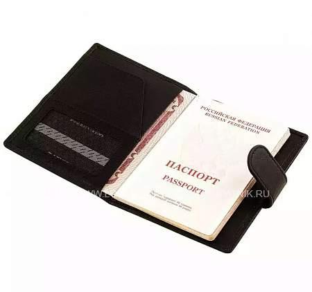 обложка для паспорта narvin 9180-n.vegetta black Vasheron