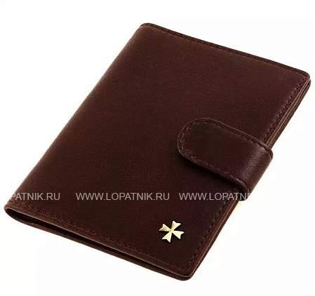 обложка для паспорта narvin 9180-n.vegetta brown Vasheron