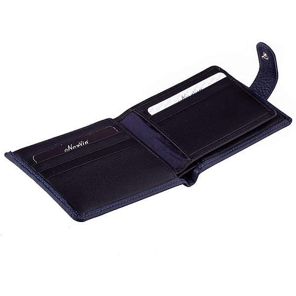 Портмоне NarVin by Vasheron 9695-N.Polo D.Blue/Black Vasheron, Артикул: 9695-N.Polo D.Blue/Black фото №1