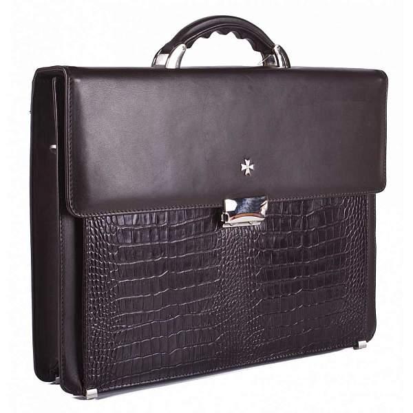 Портфель мужской NarVin 9745 Brown/Aligro Caffe Vasheron, Артикул: 9745-Brown/Aligro Caffe фото №1