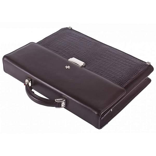 Портфель мужской NarVin 9745 Brown/Aligro Caffe Vasheron, Артикул: 9745-Brown/Aligro Caffe фото №1