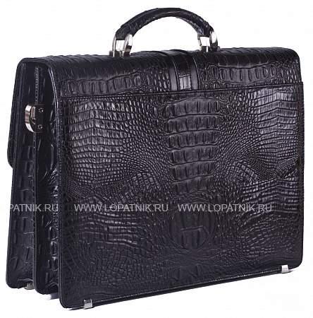 кожаный мужской портфель narvin 9736 n.bambino black Vasheron