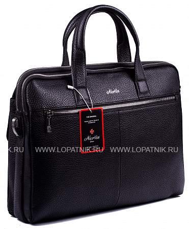 сумка-портфель narvin 9759-n.polo black Vasheron
