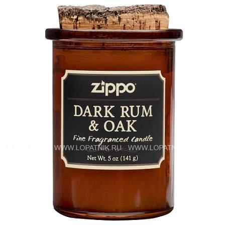 ароматизированная свеча dark rum & oak zippo Zippo