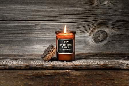 ароматизированная свеча dark rum & oak zippo Zippo