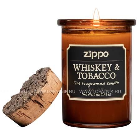 ароматизированная свеча whiskey & tobacco zippo Zippo