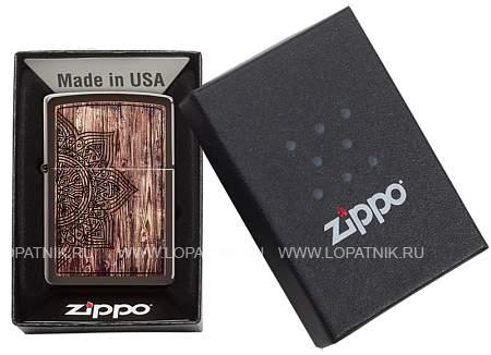 зажигалка zippo classic с покрытием brown matte Zippo