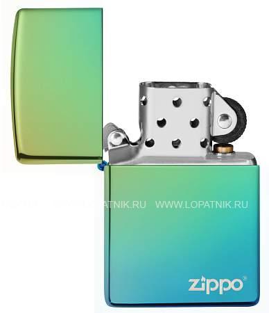 зажигалка zippo classic с покрытием high polish teal Zippo