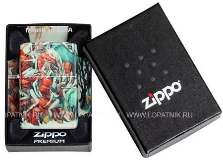 зажигалка zippo classic с покрытием white matte Zippo