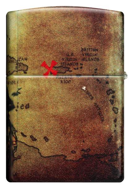 Зажигалка Zippo Pirate Ship с покрытием White Matte Zippo, Артикул: 49355 фото №1