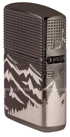 зажигалка zippo armor™ с покрытием high polish black ice® Zippo