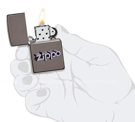 зажигалка zippo zippo design с покрытием black ice® Zippo
