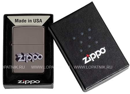 зажигалка zippo zippo design с покрытием black ice® Zippo