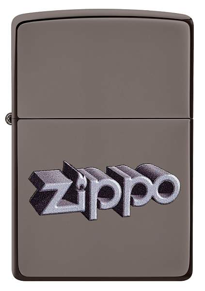 Зажигалка ZIPPO Zippo Design с покрытием Black Ice® Zippo, Артикул: 49417 фото №1