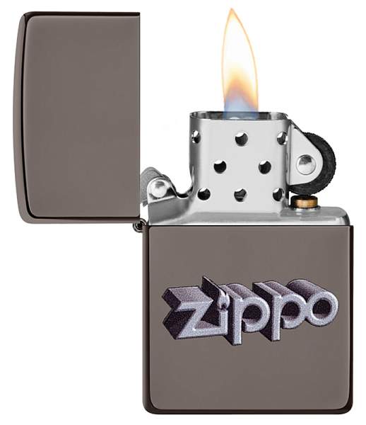 Зажигалка ZIPPO Zippo Design с покрытием Black Ice® Zippo, Артикул: 49417 фото №1