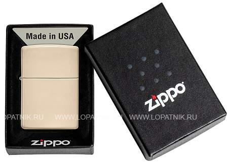 зажигалка zippo classic с покрытием flat sand Zippo