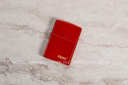 зажигалка zippo classic с покрытием metallic red Zippo