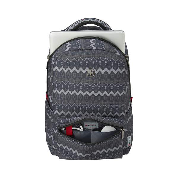Рюкзак WENGER Colleague 16'', серый с рисунком, полиэстер, 36 x 25 x 45 см, 22 л 606470 Wenger, Артикул: 606470 фото №1