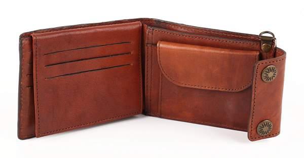 Кошелек кожаный мужской Chiarugi 51103 marr Chiarugi, Артикул: 51103 marr фото №1