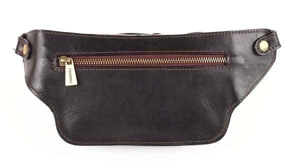 Сумка кожаная поясная Chiarugi 52001 nero Chiarugi, Артикул: 52001 nero фото №1