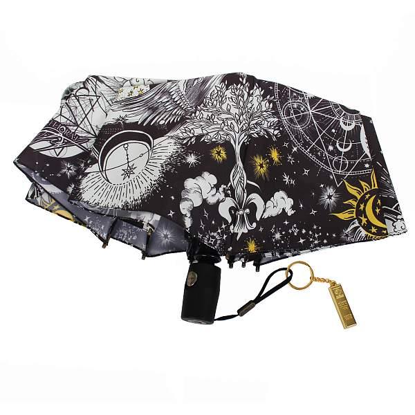 Зонт женский чёрный Flioraj 16096 FJ Flioraj, Артикул: 16096 FJ фото №1