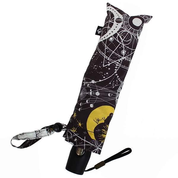 Зонт женский чёрный Flioraj 16096 FJ Flioraj, Артикул: 16096 FJ фото №1