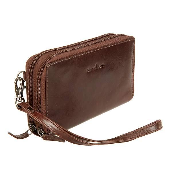 Клатч мужской кожаный Gianni Conti 708406 brown Gianni Conti, Артикул: 708406 brown фото №1