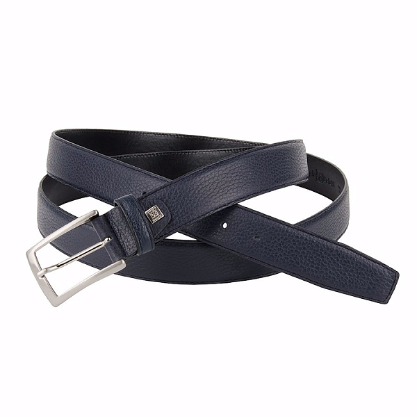 Ремень брючный синий Sergio Belotti 10847/35 XXXL blu Sergio Belotti, Артикул: 10847/35 XXXL blu фото №1