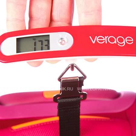 дорожные весы красный verage vg5520 chilly red Verage