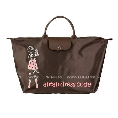 сумка дорожная antan brown коричневый antan 175 woman of fashion Antan