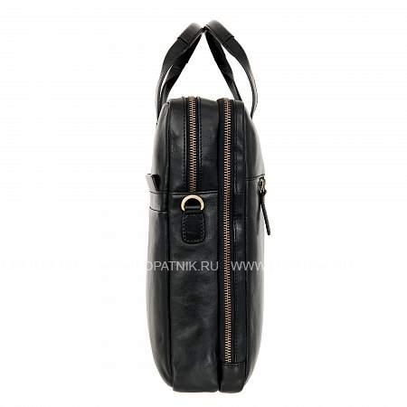 бизнес-сумка чёрный sergio belotti 9954 milano black Sergio Belotti