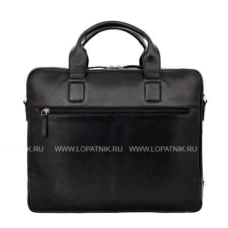 бизнес-сумка чёрный sergio belotti 9992 milano black Sergio Belotti
