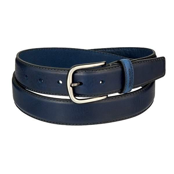 Ремень голубой Miguel Bellido 715/35 7705/13 ink blue 2 Miguel Bellido, Артикул: 715/35 7705/13 ink blue 2 фото №1