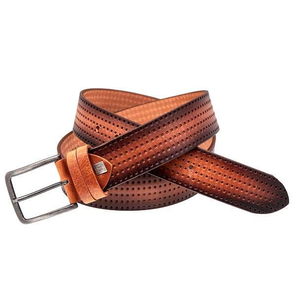 Ремень светло-коричневый Sergio Belotti 198/40 Wax Cognac Sergio Belotti, Артикул: 198/40 Wax Cognac фото №1