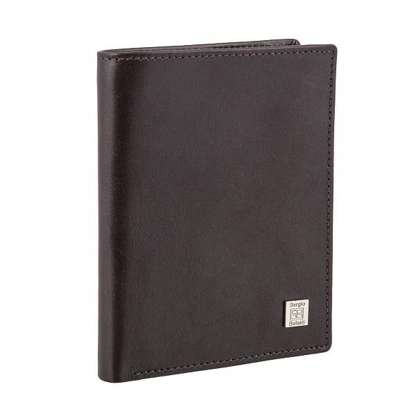 Портмоне тёмно-коричневый Sergio Belotti 1035 VT Genoa dark brown Sergio Belotti, Артикул: 1035 VT Genoa dark brown фото №1