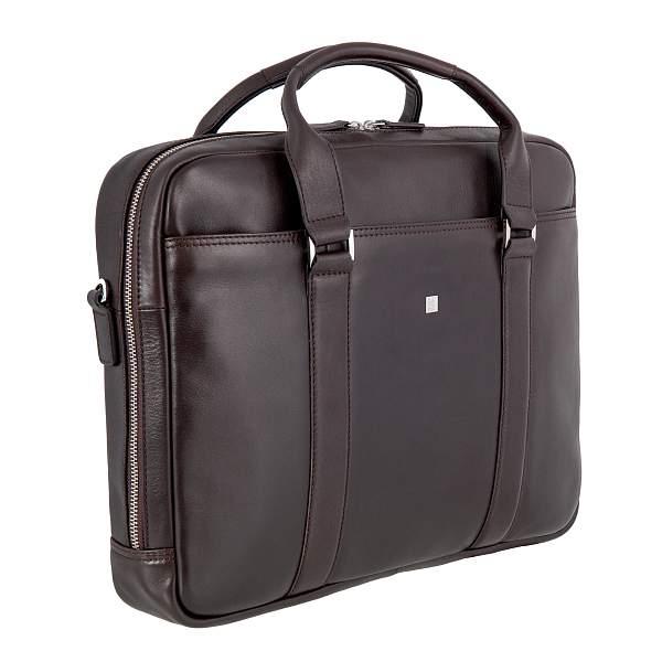 Бизнес-сумка тёмно-коричневый Sergio Belotti 6035 VT Genoa dark brown Sergio Belotti, Артикул: 6035 VT Genoa dark brown фото №1